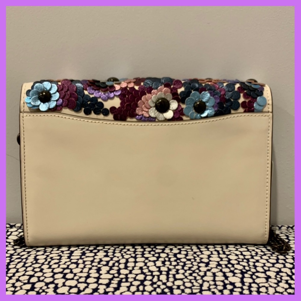 Coach Tabby Chain Clutch with Metallic Sequins NWT - Picture 6 of 13